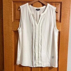 The Limited Cream Sleeveless Blouse